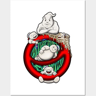 Ghostbusters Stay-Puft  Logo Posters and Art